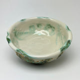 Serving Bowl - Floral Pattern Copper Green (bm40csp-33-1)