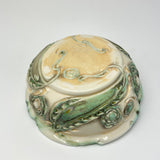 Serving Bowl - Floral Pattern Copper Green (bm40csp-33-1)