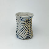 Cup - Bony Pattern Blue and White - C10CBE-33-2