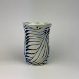 Cup - Bony Pattern Blue and White - C10CBE-38-1