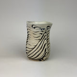 Cup - Bony Pattern Black and White - C10CBKE-38-1