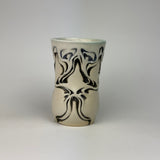 Cup - Nouveau Pattern Black and White - C20CBKE-38-6