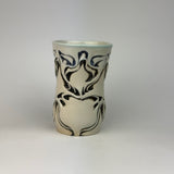 Cup - Nouveau Pattern Black and White - C20CBKE-38-6