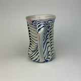 Mug - Bony Pattern Ivory with Cobalt Blue Wash M10CBE-35-17