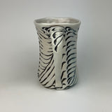 Mug - Bony Pattern Ivory with Black Wash M10CBKE-38-10