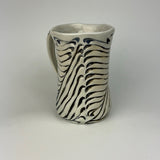 Mug - Bony Pattern Ivory with Black Wash M10CBKE-38-10