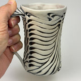 Mug - Bony Pattern Ivory with Black Wash M10CBKE-38-9