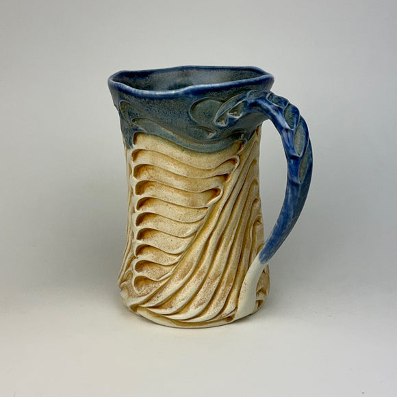 Mug - Bony Pattern Floating Blue (m10fbr-35-10)