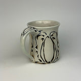 Mug - Nouveau Pattern with Black Wash ML20CBKE-38-2