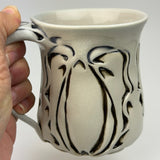 Mug - Nouveau Pattern with Black Wash ML20CBKE-38-2