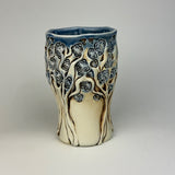 Tumbler - PomPom Tree Pattern Blue - T50BO