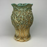 Vase - PomPom Tree Pattern Light Copper Green V50HGBR-TT65