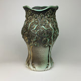 Vase - PomPom Tree Pattern Copper Green V50SP-TT66