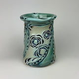 Vase - Small - Floral Pattern Copper Blue VS40ZBE TT68