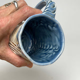 Mug - Bony Pattern Blue with Mahogany Wash M10BO-32-2
